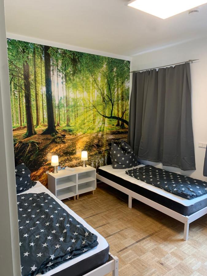 Mainpark Apartment 4 Schlafzimmer Bis Zu 10 Personen Direkt Ueber Aschaffapartment Bei Aschaffenburg Mainaschaff 外观 照片
