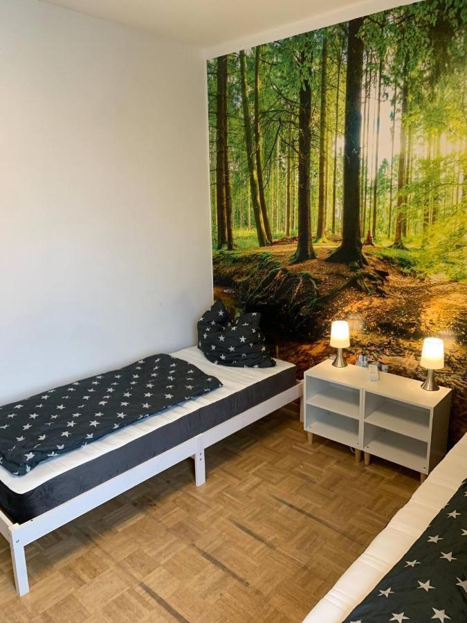Mainpark Apartment 4 Schlafzimmer Bis Zu 10 Personen Direkt Ueber Aschaffapartment Bei Aschaffenburg Mainaschaff 外观 照片